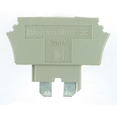 WEIDMULLER WSD 2.5/D+/- WTR2.5 Wtyczka (terminal), złącze wtykowe, wtykany, Ciemnobeżowy 1058460000 /25szt./ (1058460000)