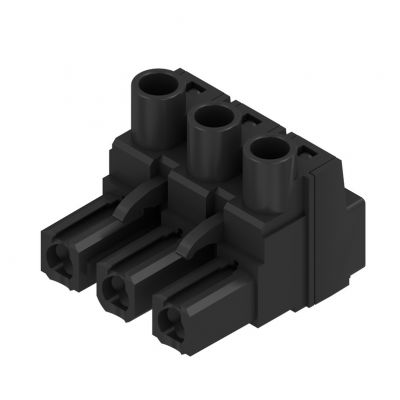 WEIDMULLER BLZ 7.62HP/03/180 SN BK BX Wtyk PCB (złącze wiązki), 7.62 mm, Liczba biegunów: 3, Przyłącze z jarzmem 1059590000 /100szt./ (1059590000)