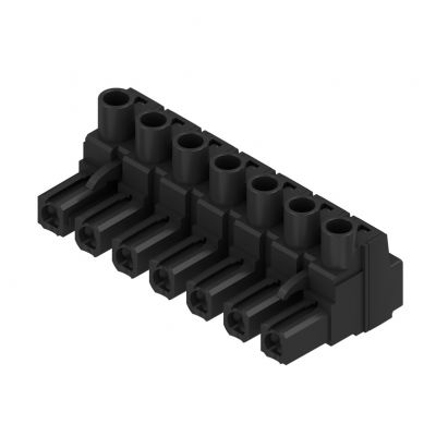 WEIDMULLER BLZ 7.62HP/07/180 SN BK BX Wtyk PCB (złącze wiązki), 7.62 mm, Liczba biegunów: 7, Przyłącze z jarzmem 1059610000 /50szt./ (1059610000)