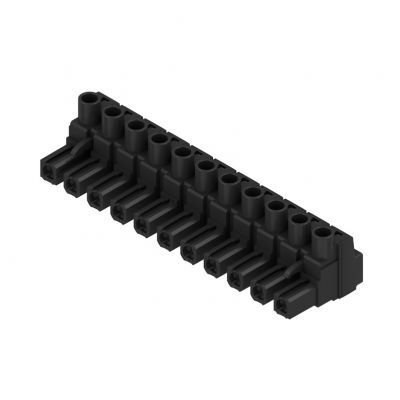 WEIDMULLER BLZ 7.62HP/11/180 SN BK BX Wtyk PCB (złącze wiązki), 7.62 mm, Liczba biegunów: 11, Przyłącze z jarzmem 1059640000 /50szt./ (1059640000)