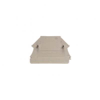 WEIDMULLER WAP WDU2.5N/4N Płytka końcowa (styki), 44 mm x 1.5 mm, Ciemnobeżowy 1060000000 /50szt./ (1060000000)