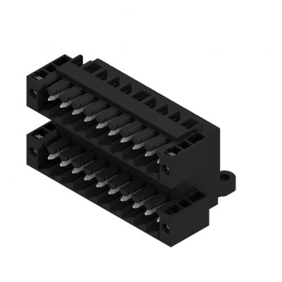 WEIDMULLER SLD 3.50/20/90F 3.2SN BK BX Wtyki PCB (złącza płyty), 3.50 mm, Liczba biegunów: 20, kąt odejścia: 90° 1060380000 /20szt./ (1060380000)