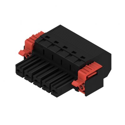 WEIDMULLER BVF 7.62HP/05/180F SN BK BX Wtyk PCB (złącze wiązki), 7.62 mm, Liczba biegunów: 5, PUSH IN 1060480000 /25szt./ (1060480000)