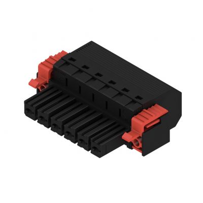 WEIDMULLER BVF 7.62HP/06/180F SN BK BX Wtyk PCB (złącze wiązki), 7.62 mm, Liczba biegunów: 6, PUSH IN 1060490000 /25szt./ (1060490000)
