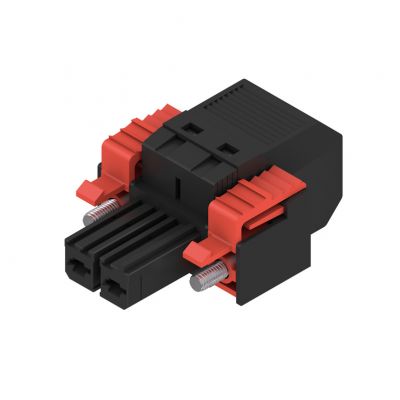 WEIDMULLER BVF 7.62HP/02/180SF SN BK BX Wtyk PCB (złącze wiązki), 7.62 mm, Liczba biegunów: 2, PUSH IN 1060500000 /50szt./ (1060500000)