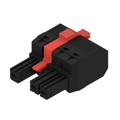 WEIDMULLER BVF 7.62HP/03/180MF3 SN BK BX Wtyk PCB (złącze wiązki), 7.62 mm, Liczba biegunów: 3, PUSH IN 1060580000 /50szt./ (1060580000)