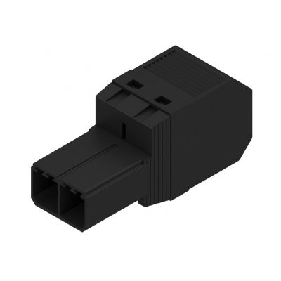 WEIDMULLER SVF 7.62HP/02/180G SN BK BX Wtyk PCB (złącze wiązki), 7.62 mm, Liczba biegunów: 2, PUSH IN 1060830000 /95szt./ (1060830000)