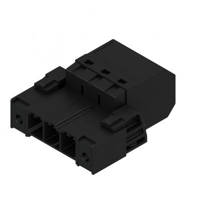 WEIDMULLER SVF 7.62HP/03/180F SN BK BX Wtyk PCB (złącze wiązki), 7.62 mm, Liczba biegunów: 3, PUSH IN 1060910000 /40szt./ (1060910000)