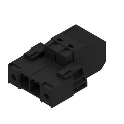 WEIDMULLER SVF 7.62HP/02/180SF SN BK BX Wtyk PCB (złącze wiązki), 7.62 mm, Liczba biegunów: 2, PUSH IN 1060950000 /50szt./ (1060950000)