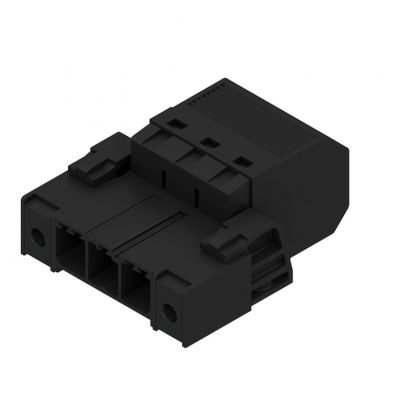 WEIDMULLER SVF 7.62HP/03/180SF SN BK BX Wtyk PCB (złącze wiązki), 7.62 mm, Liczba biegunów: 3, PUSH IN 1060970000 /40szt./ (1060970000)