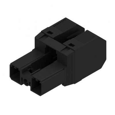 WEIDMULLER SVF 7.62HP/02/180MF2 SN BK BX Wtyk PCB (złącze wiązki), 7.62 mm, Liczba biegunów: 2, PUSH IN 1061020000 /65szt./ (1061020000)