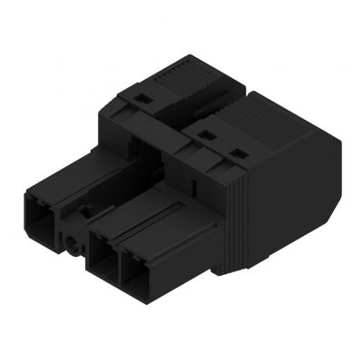 WEIDMULLER SVF 7.62HP/03/180MF3 SN BK BX Wtyk PCB (złącze wiązki), 7.62 mm, Liczba biegunów: 3, PUSH IN 1061040000 /50szt./ (1061040000)