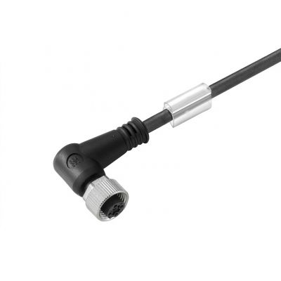 WEIDMULLER SAIL-M12BW-4B-5.0U Przewód czujnika-siłownika (zmontowany), Jeden koniec bez złącza, M12, Liczba biegunów: 4, Długość kabla: 5 m, Gniazdo, kątowe 1061900500 /1szt./ (1061900500)