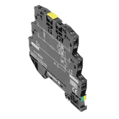 WEIDMULLER VSSC6 CLFG24VAC/DC0.5A Odgromnik (sieci przesyłu danych/technologia MCR), Ochrona przeciwprzepięciowa, MSR, Analogowe, Liczba sygnałów: 1, AC/DC, 24 V, 34 V, 500 mA, Zacisk 1064270000 /10sz (1064270000)