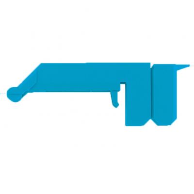 WEIDMULLER WAH 70 BL Pokrywa złącza, poliamid 66, niebieski, Wysokość: 85 mm, Szerokość: 31 mm, Głębokość: 29.9 mm 1064580000 /20szt./ (1064580000)