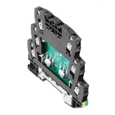 WEIDMULLER VSSC6 GDT 24VAC/DC 10kA Odgromnik (sieci przesyłu danych/technologia MCR), Ochrona przeciwprzepięciowa, MSR, Cyfrowe, Liczba sygnałów: 1, AC/DC, 24 V, 34 V, 12 A, Zacisk 1064640000 /10szt./ (1064640000)