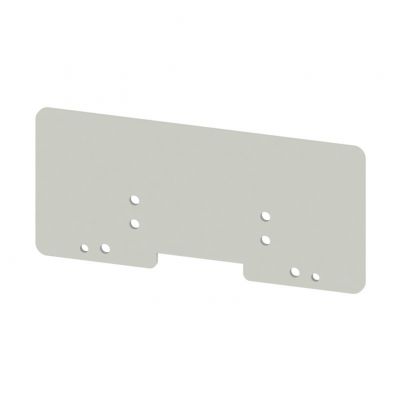WEIDMULLER WTW WFF35 Płyta separacyjna (terminal), Płyta zamykająca i pośrednia, 140 mm x 63 mm, szary 1067100000 /10szt./ (1067100000)