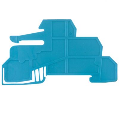 WEIDMULLER WHP WDL2.5/S BL Płytka końcowa i dzieląca styków, Płyta zamykająca i pośrednia, 84.5 mm x 2 mm, niebieski 1067980000 /20szt./ (1067980000)