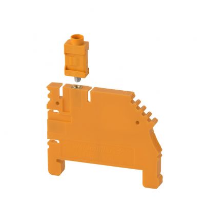 WEIDMULLER WBB WDU1.5/BL... Płyta separacyjna (terminal), Płyta zamykająca i pośrednia, 45.4 mm x 36.7 mm, pomarańczowy 1068160000 /10szt./ (1068160000)
