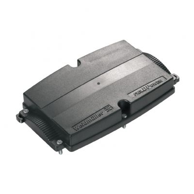 WEIDMULLER BG GHDE PT6 Pokrywa obudowy, 104 x 181 x 25 mm, Poliwęglan, wzmocniony włóknem szklanym, czarny 1068890000 /10szt./ (1068890000)