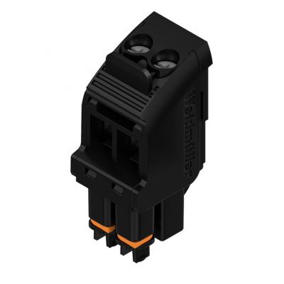 WEIDMULLER BHZ 5.00/02/90LH BK/BK Wtyk PCB (złącze wiązki), Złącze śrubowe, dźwignia zwalniająca czarny, 5.00 mm, Liczba biegunów: 2, Przyłącze z jarzmem 1069330000 /150szt./ (1069330000)