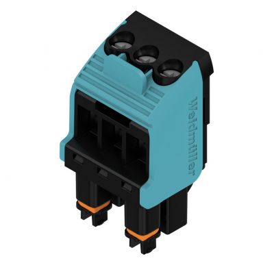 WEIDMULLER BHZ 5.00/03/90LH BK/BL Wtyk PCB (złącze wiązki), dźwignia zwalniająca niebieska, 5.00 mm, Liczba biegunów: 3, Przyłącze z jarzmem 1069370000 /108szt./ (1069370000)