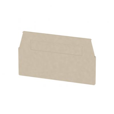 WEIDMULLER WAP WTR2.5/ZZ Płytka końcowa (styki), 60.3 mm x 1.5 mm, Ciemnobeżowy 1074600000 /20szt./ (1074600000)