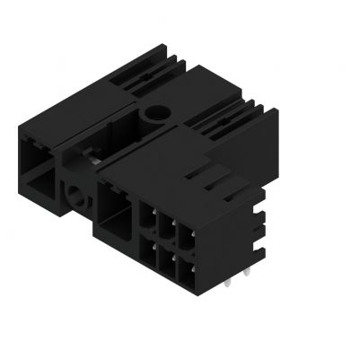 WEIDMULLER SV 7.62HP/02/90MSF2 SC/06R SN BK BX Złącze hybrydowe (przyłącze płytki), 7.62 mm, Liczba biegunów: 2, kąt odejścia: 90° 1089570000 /48szt./ (1089570000)