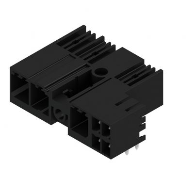 WEIDMULLER SV 7.62HP/03/90MF3 SC/04R SN BK BX Złącze hybrydowe (przyłącze płytki), 7.62 mm, Liczba biegunów: 3, kąt odejścia: 90° 1089660000 /48szt./ (1089660000)