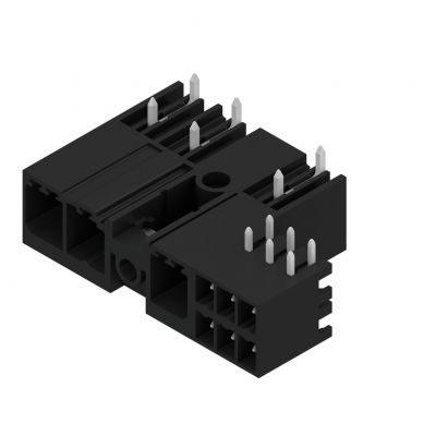 WEIDMULLER SV 7.62HP/03/270MSF3 SC/06R SN BK BX Złącze hybrydowe (przyłącze płytki), 7.62 mm, Liczba biegunów: 3, kąt odejścia: 270° 1089670000 /42szt./ (1089670000)