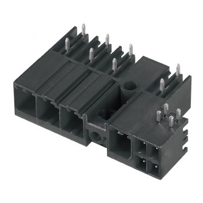 WEIDMULLER SV 7.62HP/04/270MSF4 SC/04R SN BK BX Złącze hybrydowe (przyłącze płytki), 7.62 mm, Liczba biegunów: 4, kąt odejścia: 270° 1090060000 /36szt./ (1090060000)