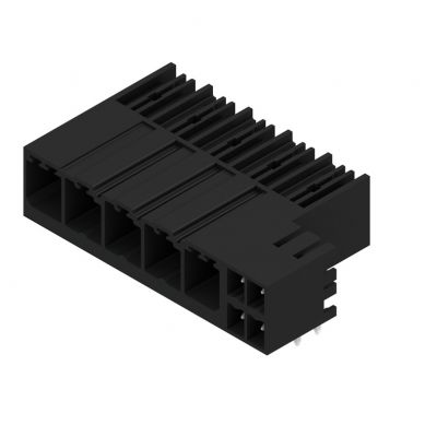 WEIDMULLER SV 7.62HP/05/90G SC/04R SN BK BX Złącze hybrydowe (przyłącze płytki), 7.62 mm, Liczba biegunów: 5, kąt odejścia: 90° 1090520000 /36szt./ (1090520000)