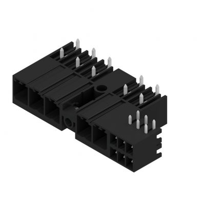 WEIDMULLER SV 7.62HP/05/270MSF4 SC/06R SN BK BX Złącze hybrydowe (przyłącze płytki), 7.62 mm, Liczba biegunów: 5, kąt odejścia: 270° 1090610000 /30szt./ (1090610000)
