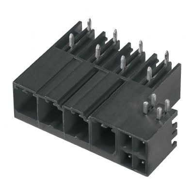 WEIDMULLER SV 7.62HP/03/270G SC/04R SN BK BX Złącze hybrydowe (przyłącze płytki), 7.62 mm, Liczba biegunów: 3, kąt odejścia: 270° 1090950000 /60szt./ (1090950000)