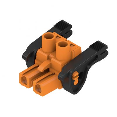 WEIDMULLER BLZ 7.62HP/02/180LR SN OR BX Wtyk PCB (złącze wiązki), 7.62 mm, Liczba biegunów: 2, Przyłącze z jarzmem 1093470000 /60szt./ (1093470000)