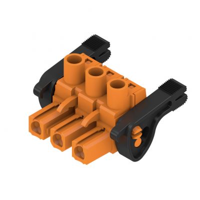 WEIDMULLER BLZ 7.62HP/03/180LR SN OR BX Wtyk PCB (złącze wiązki), 7.62 mm, Liczba biegunów: 3, Przyłącze z jarzmem 1093480000 /45szt./ (1093480000)