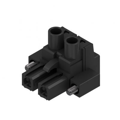 WEIDMULLER BLZ 7.62HP/02/180F SN BK BX Wtyk PCB (złącze wiązki), 7.62 mm, Liczba biegunów: 2, Przyłącze z jarzmem 1095680000 /60szt./ (1095680000)