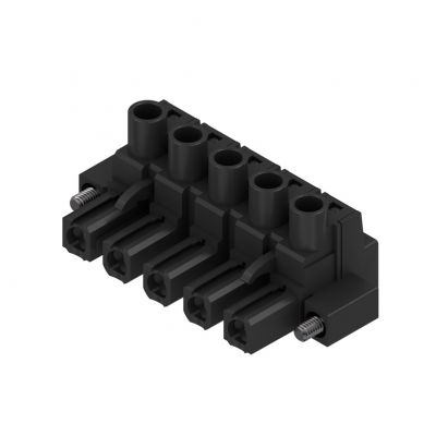 WEIDMULLER BLZ 7.62HP/05/180F SN BK BX Wtyk PCB (złącze wiązki), 7.62 mm, Liczba biegunów: 5, Przyłącze z jarzmem 1095710000 /30szt./ (1095710000)