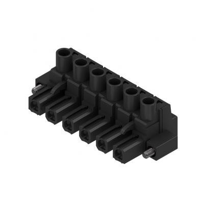 WEIDMULLER BLZ 7.62HP/06/180F SN BK BX Wtyk PCB (złącze wiązki), 7.62 mm, Liczba biegunów: 6, Przyłącze z jarzmem 1095720000 /25szt./ (1095720000)