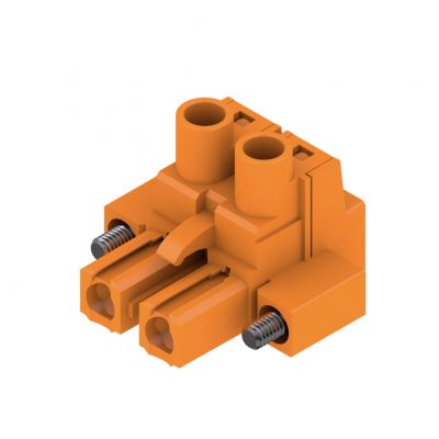 WEIDMULLER BLZ 7.62HP/02/180F SN OR BX Wtyk PCB (złącze wiązki), 7.62 mm, Liczba biegunów: 2, Przyłącze z jarzmem 1095790000 /60szt./ (1095790000)