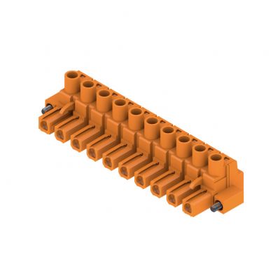WEIDMULLER BLZ 7.62HP/10/180F SN OR BX Wtyk PCB (złącze wiązki), 7.62 mm, Liczba biegunów: 10, Przyłącze z jarzmem 1095870000 /15szt./ (1095870000)