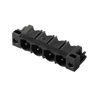 WEIDMULLER SL 7.62HP/04/90LF 3.2 SN BK BX Wtyki PCB (złącza płyty), 7.62 mm, Liczba biegunów: 4, kąt odejścia: 90° 1095940000 /42szt./ (1095940000)