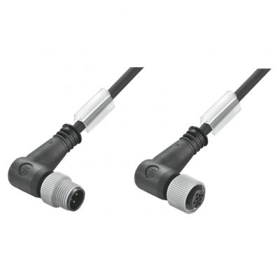 WEIDMULLER SAIP-M12WM12W-4-10U Przewód czujnika-siłownika (zmontowany), Kabel połączeniowy, M12 / M12, Liczba biegunów: 4, Długość kabla: 10 m, złącze męskie, kątowe - złącze żeński 1108711000 /1szt./ (1108711000)