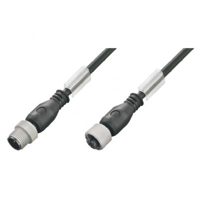 WEIDMULLER SAIP-M12GM12G-4-1.5U Przewód czujnika-siłownika (zmontowany), Kabel połączeniowy, M12 / M12, Liczba biegunów: 4, Długość kabla: 1.5 m, złącze męskie, proste - złącze żeńsk 1108840150 /1szt. (1108840150)