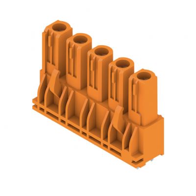 WEIDMULLER BLL 7.62HP/05/180 3.2SN OR BX Wtyki PCB (złącza płyty), 7.62 mm, Liczba biegunów: 5, kąt odejścia: 180° 1122050000 /48szt./ (1122050000)
