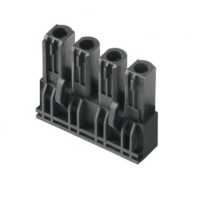 WEIDMULLER BLL 7.62HP/04/180 3.2SN BK BX Wtyki PCB (złącza płyty), 7.62 mm, Liczba biegunów: 4, kąt odejścia: 180° 1122090000 /60szt./ (1122090000)
