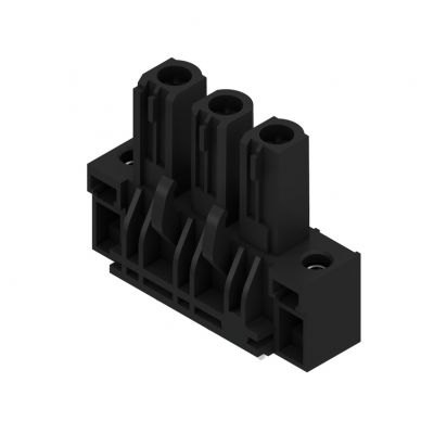 WEIDMULLER BLL 7.62HP/03/180F 3.2SN BK BX Wtyki PCB (złącza płyty), 7.62 mm, Liczba biegunów: 3, kąt odejścia: 180° 1122120000 /54szt./ (1122120000)