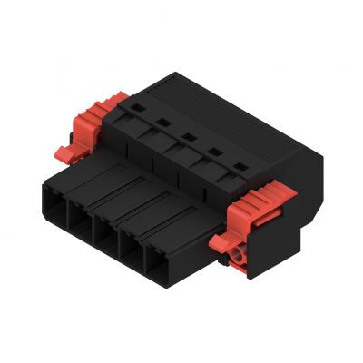 WEIDMULLER SVF 7.62HP/05/180FI SN BK BX Wtyk PCB (złącze wiązki), 7.62 mm, Liczba biegunów: 5, PUSH IN 1124780000 /25szt./ (1124780000)