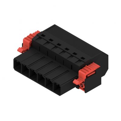 WEIDMULLER SVF 7.62HP/06/180FI SN BK BX Wtyk PCB (złącze wiązki), 7.62 mm, Liczba biegunów: 6, PUSH IN 1124790000 /25szt./ (1124790000)