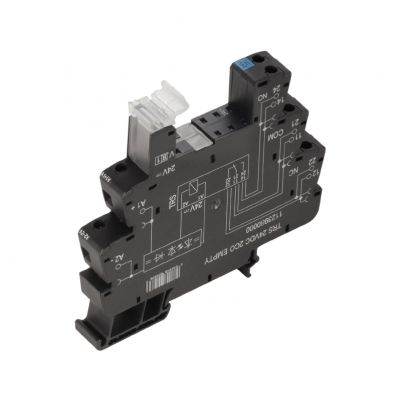WEIDMULLER TOS 24VDC EMPTY Podstawa przekaźnika, IP20, 24 V DC ±20 %, Dioda zwrotna, Zabezpieczenie przez pomieszaniem biegunów, 1 zestyk zwierny, zestyk przełączny , 16 A, złąc 1127720000 /10szt./ (1127720000)